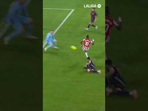 ¡Por poco, Nico Williams!