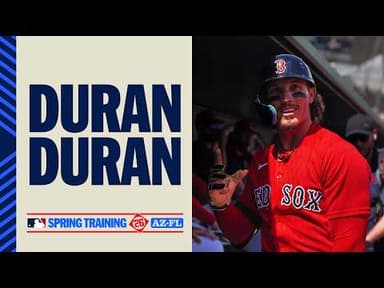 LOCKED IN! 🔒 Jarren Duran smashes TWO home runs for the Red Sox! ✌️| MLB Spring Training Highlights
