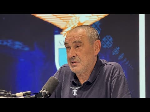 🎙️ Le parole di mister Sarri a Lazio Style Radio