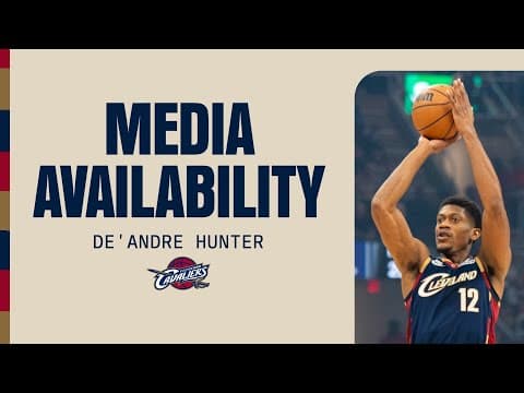 Cavs vs Rockets | De'Andre Hunter Media Availability | 11.19.2025