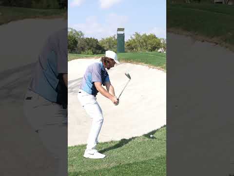 That’s one way of getting it onto the green, Tommy Fleetwood! 😂