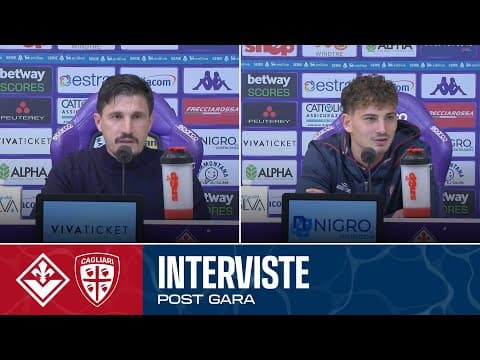 Post Gara | Pisacane e Esposito dopo Fiorentina-Cagliari | Serie A Enilive