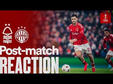 "A Special Moment for Me" ❤️ | James McAtee's Reaction 🗣️ | Forest 4-0 Ferencváros | Europa League