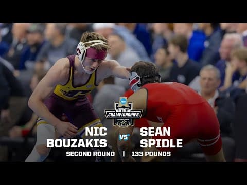 Nic Bouzakis vs. Sean Spidle: 2025 NCAA wrestling second round (133 lbs.)