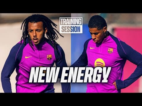 RASHFORD, BERNAL AND KOUNDE BACK AT WORK | FC Barcelona Training 🔵🔴