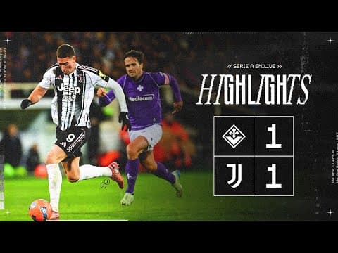 HIGHLIGHTS Serie A | Fiorentina 1-1 Juventus | An even night in Florence