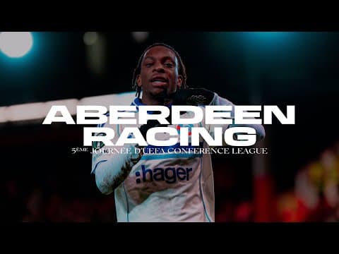 Aberdeen FC-Racing (0-1) : le but vu du bord terrain ⚽️🎬