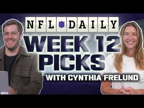 Week 12 NFL Picks with Cynthia Frelund