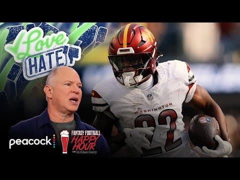 Bill Croskey-Merritt, Quinshon Judkins facing rough weeks | Fantasy Football Happy Hour | NFL on NBC