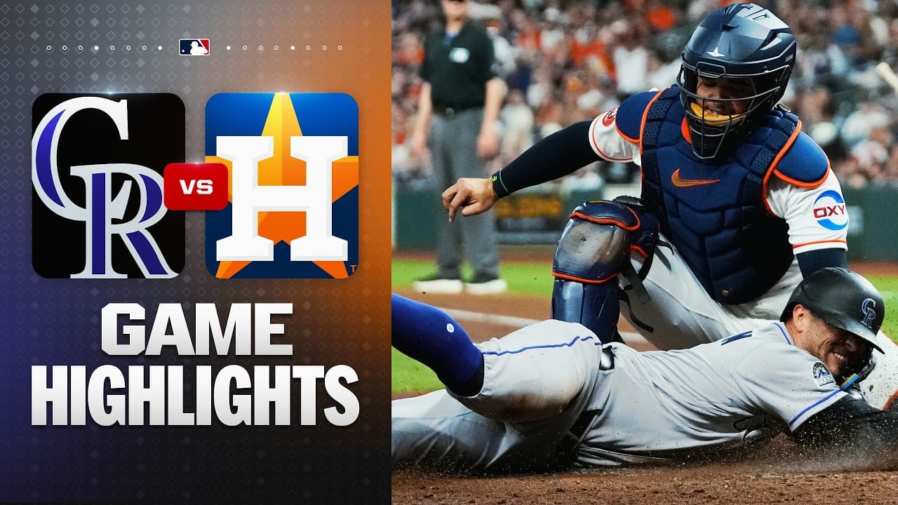 Rockies vs. Astros Game Highlights (4/16/26) | MLB Highlights