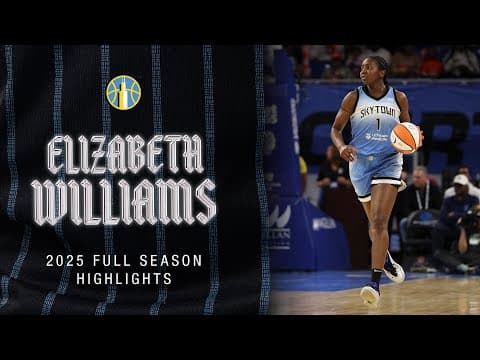 HIGHLIGHTS | Elizabeth Williams Top Plays of the 2025 Regular Season
