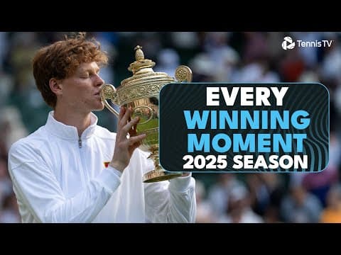 Every Championship Point & Trophy Lift From The 2025 ATP Season! 🏆