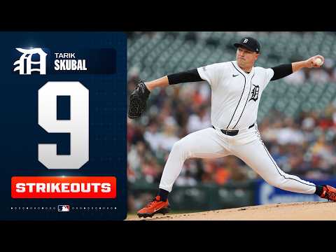 EVERY strikeout from Tarik Skubal's start against the Yankees 😤 (9 Ks in 6 innings!)