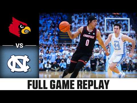 Louisville vs. North Carolina Full Game Replay | 2025-26 ACC Men's Basketball