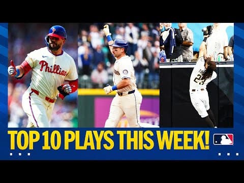 Cal Raleigh and Kyle Schwarber both made history this week! (Top 10 plays!)