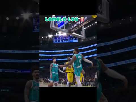 LaMelo lobs it to Bridges 😱