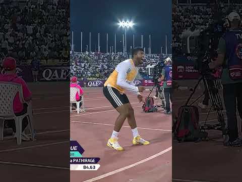 Rumesh Pathirage launches 88.68m for Doha #DiamondLeague victory