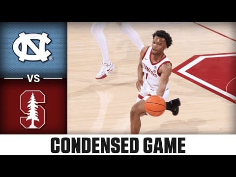 North Carolina vs. Stanford Condensed Game | 2025-26 ACC Men's Basketball