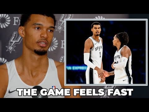 Victor Wembanyama on the Speed of the Game and Adjusting