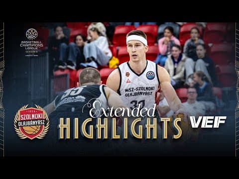 NHSZ-Szolnoki Olajbanyasz v VEF Riga | Full Game Highlights | #BasketballCL 2025-26