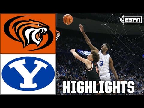 Pacific Tigers vs. BYU Cougars | Full Game Highlights | ESPN College Basketball