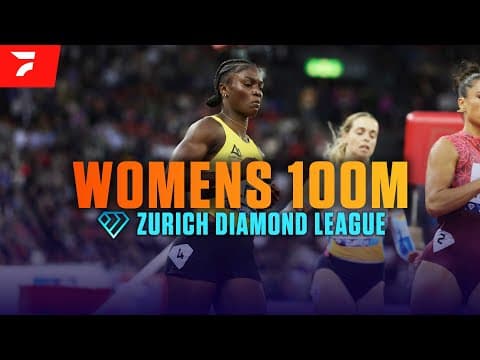 Julien Alfred DOMINATES 100m | 2025 Zurich Diamond League