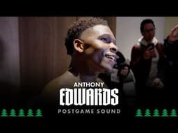 "The Basketball Gods Were On My Side Tonight" | Anthony Edwards Postgame Sound | 02.26.26