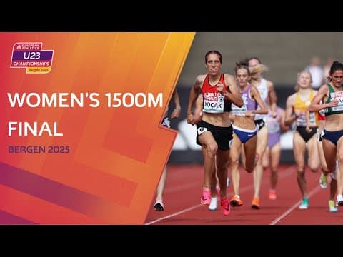 Women's 1500m Final | Bergen 2025 U23 Championships