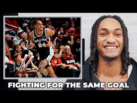 Devin Vassell on the Spurs Fighting for the Same Goal vs. Portland and the First Taste of Playoffs