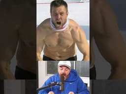 40-year-old snowboarder goes shirtless