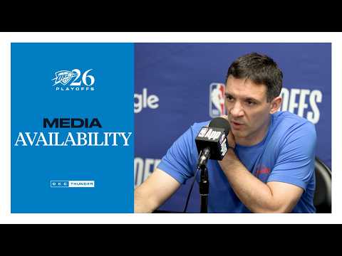 Coach Daigneault on clinching a spot in WCF | Playoffs | WCS Game 4 | Postgame Media | May 11, 2026