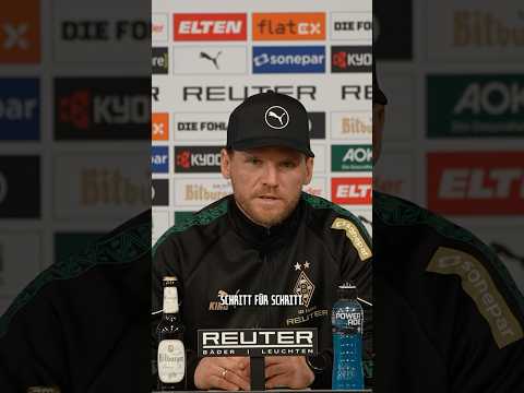 Eugen Polanski auf der Pressekonferenz vor #FCHBMG #diefohlen