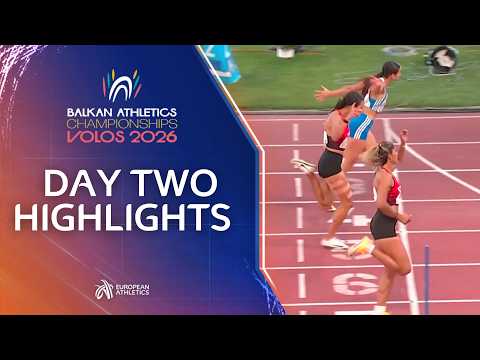 Epic Finishes and Championship Record ⚡️ | Balkan Athletics Championships Day 2 Highlights