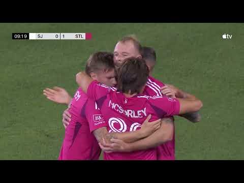 Brendan McSorley FIRST HALF BRACE Leads St. Louis against San Jose!