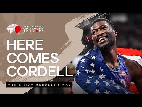 Tinch grabs 110m hurdles global title with 12.99 | World Athletics Championships Tokyo 25