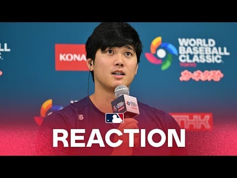 Reacting to Shohei Ohtani's announcement that he will play for Team Japan in 2026 🇯🇵