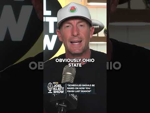 Joel Klatt stands DOWN on this take 😤 #cfb Who won the schedule lottery in the Big Ten? 🤔 #bigten