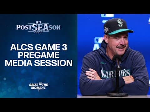 Mariners ALCS Game 3 Pregame News Conference: Dan Wilson