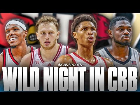 WILD CBB Wednesday Night Slate: No. 6 Louisville vs No. 25 Arkansas, SMU vs No. 17 Vanderbilt & MORE