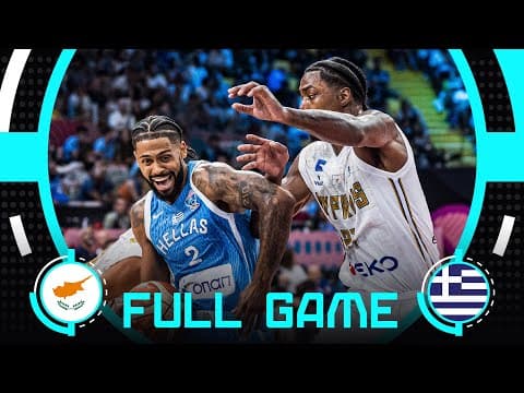 Group Phase | Cyprus v Greece | Full Basketball Game | FIBA EuroBasket 2025