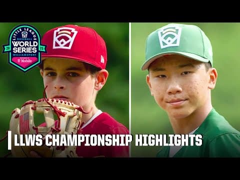 CHAMPIONSHIP GAME 🏆 Nevada vs. Chinese Taipei | Little League World Series | Full Highlights