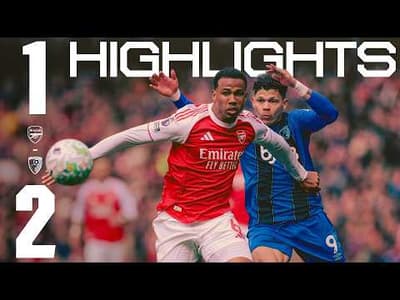 HIGHLIGHTS | Arsenal vs Bournemouth (1-2) | Premier League