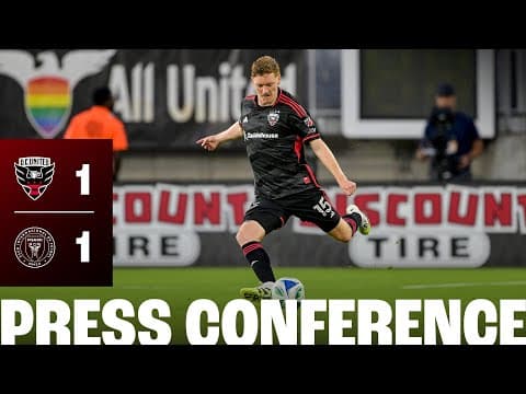 René Weiler Post-Match Press Conference | D.C. United vs Inter Miami CF  | MLS 2025
