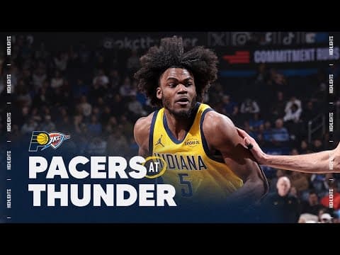 Jarace Walker CAREER NIGHT, Andrew Nembhard Runs Floor in Win at OKC | Full Game Highlights