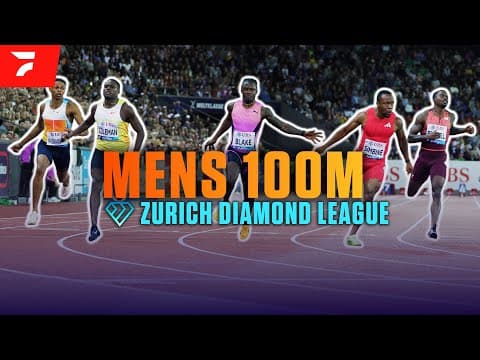 MUST-WATCH 100 METERS | 2025 Zurich Diamond League