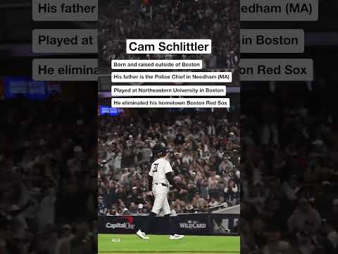 Cam Schlittler from Walpole, Massachusetts, just eliminated the Boston Red Sox 🔥 #mlb #shorts