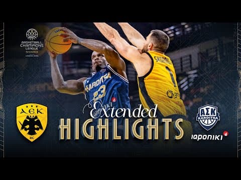 AEK BC v Karditsa Iaponiki | Round of 16 | Full Game Highlights | #BasketballCL 2025-26
