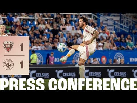 René Weiler Post-Match Press Conference | CF Montréal vs. D.C. United | MLS 2025