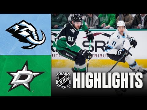 Mammoth vs. Stars | NHL Highlights | November 28, 2025