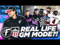 I Became the GM of a USHL Hockey Team... *BIG FIGHT*